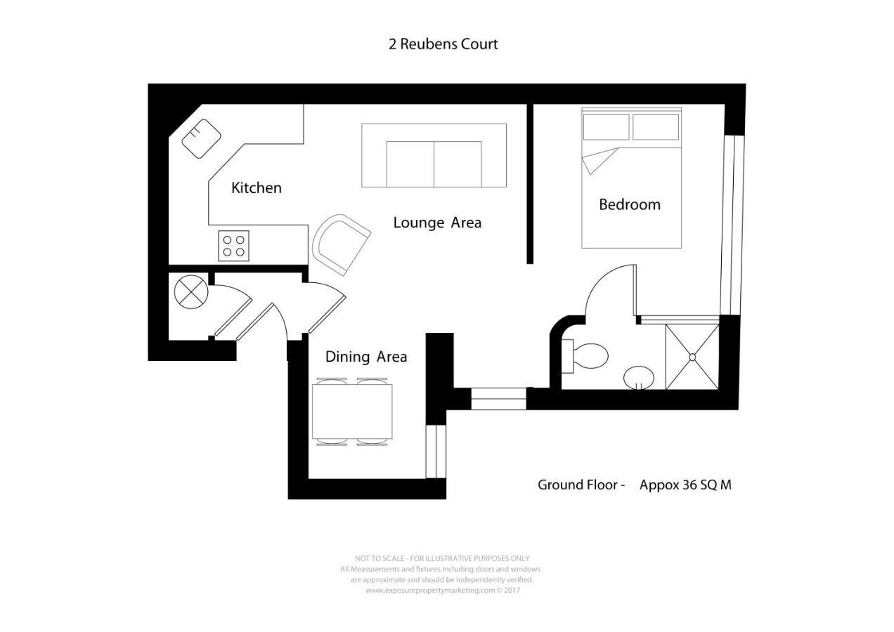 City Apartments - Reubens Court York Eksteriør bilde