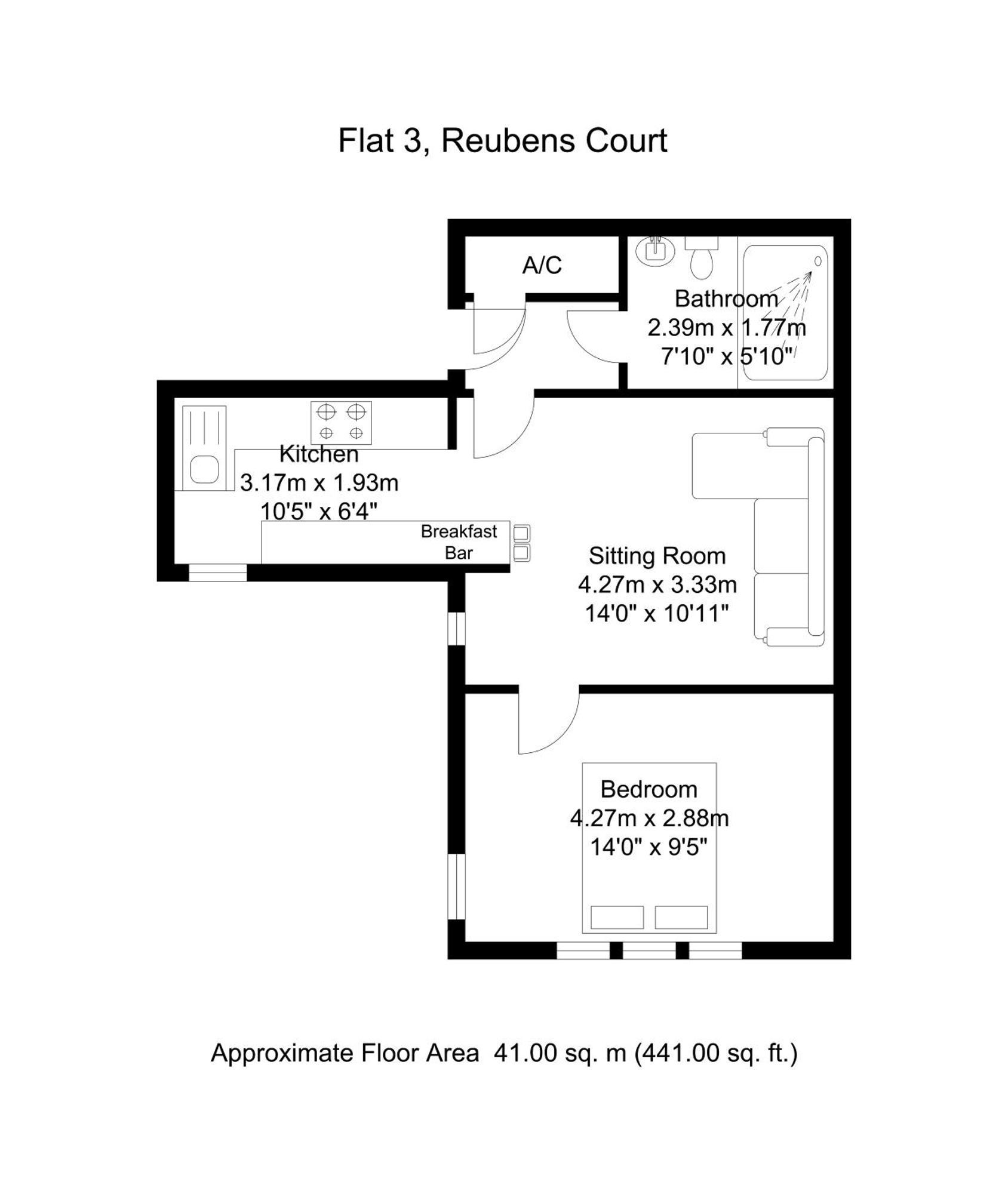 City Apartments - Reubens Court York Rom bilde