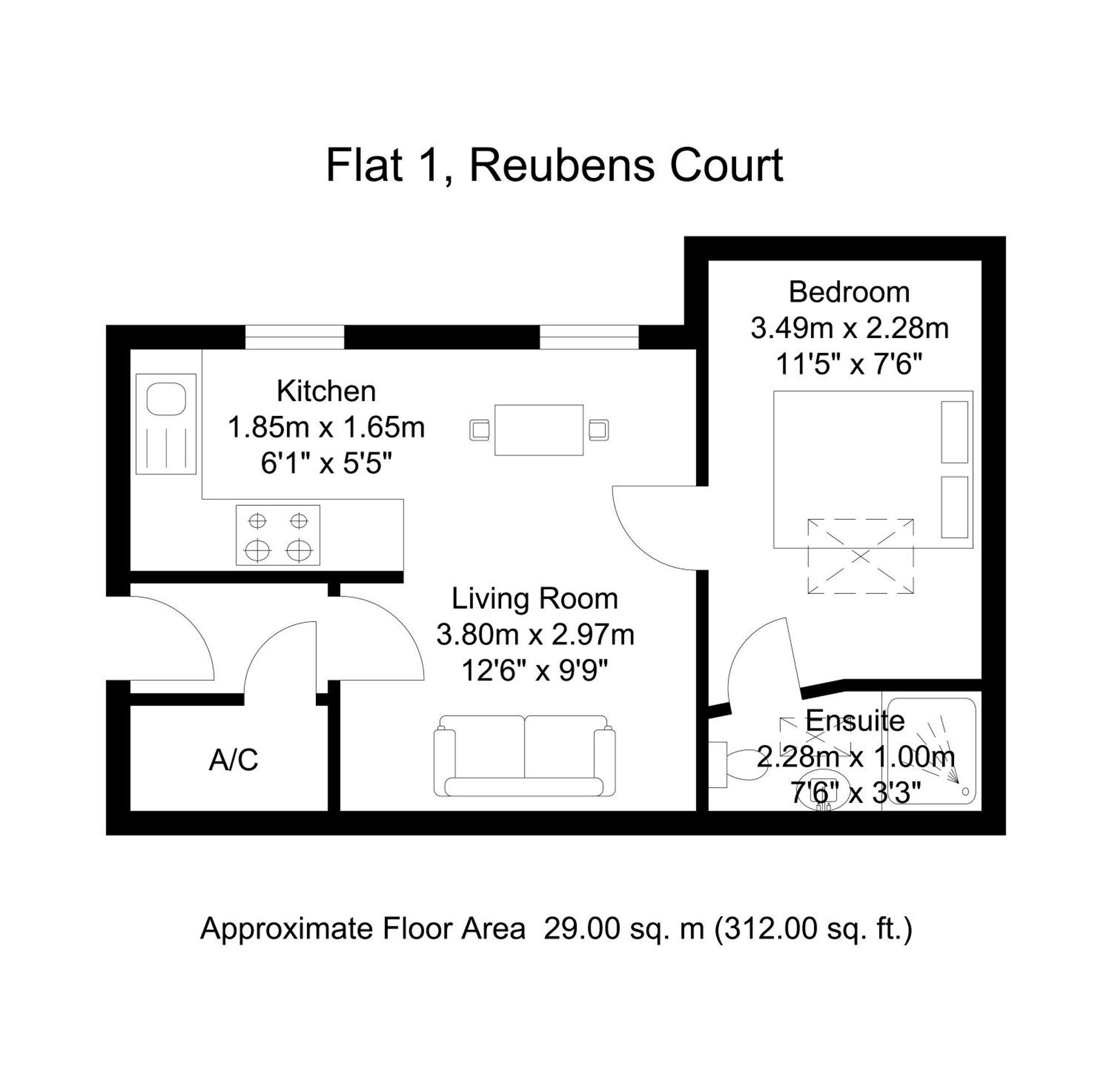 City Apartments - Reubens Court York Rom bilde